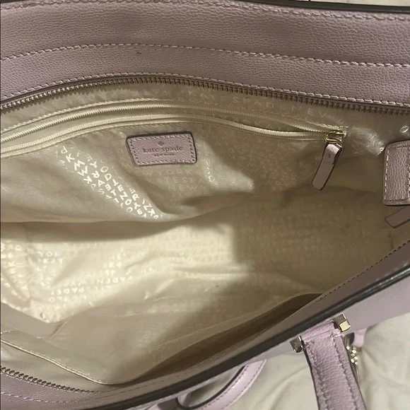 Kate Spade light Lavender Leather Tote Bag - Picture 6 of 13